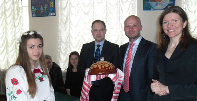 13 травня у школі І-ІІІ ступенів № 36 імені С.П.Корольова пройшов всеукраїнський урок євроінтеграції