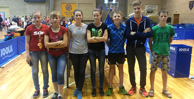 Вихованці ДЮСШ № 23 Деснянського району  взяли участь у  турнірі  з настільного тенісу у Вільнюсі