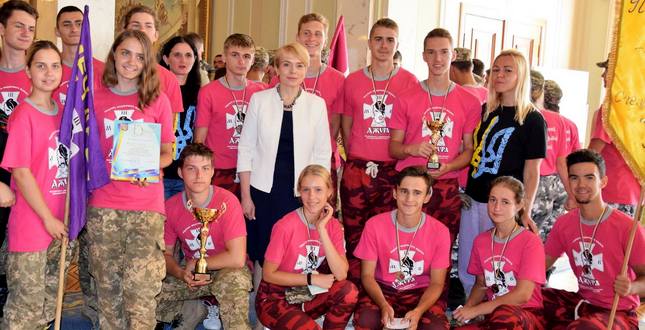Урочисте завершення Всеукраїнської дитячо-юнацької військово-патріотичної гри "Джура" - 2018 відбулось у Києві